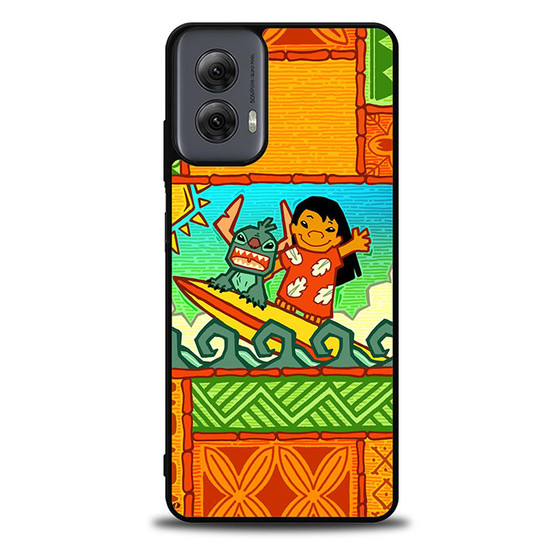 Lilo And Stitch Hawaiian Art Motorola Moto G Power Case