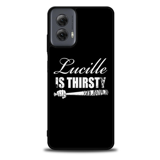 Lucille is Thirsty Negan Quote Motorola Moto G Power Case