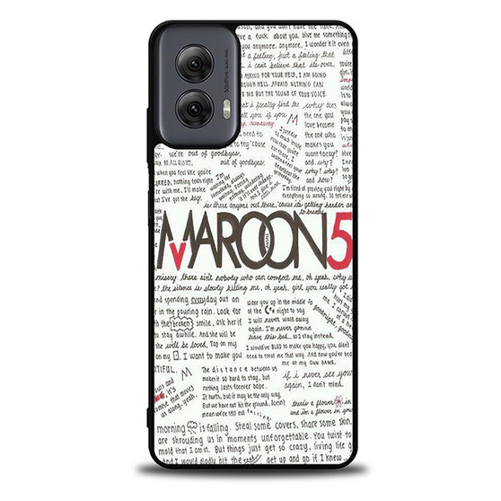 Marron 5 Lyrics Motorola Moto G Power Case