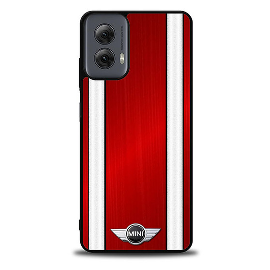 Mini Cooper Red Polished Motorola Moto G Power Case