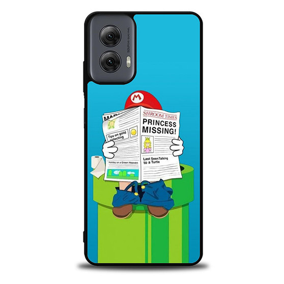 Nintendo supermario missing princess Motorola Moto G Power Case