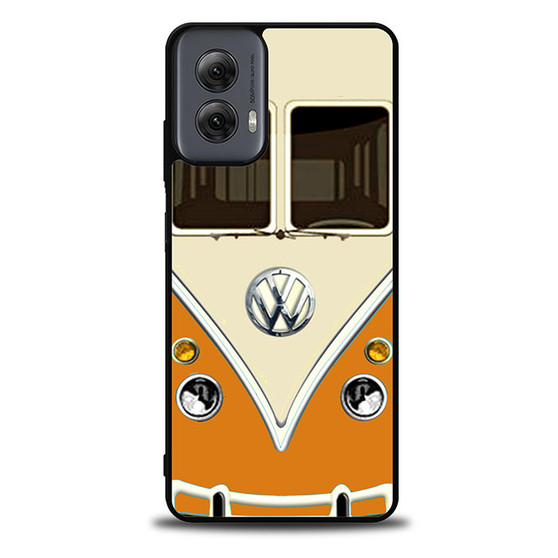 orange vw retro bus Motorola Moto G Power Case