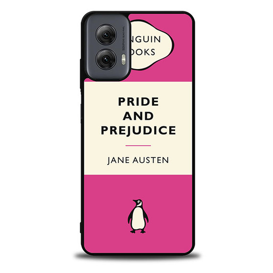 pride and prejudice penguin Book pink Motorola Moto G Power Case