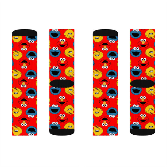 Sesame Street Collage premium unisex adult socks