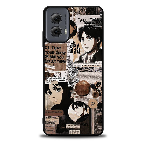 Attack on Titan Eren Quotes Motorola Moto G Power Case