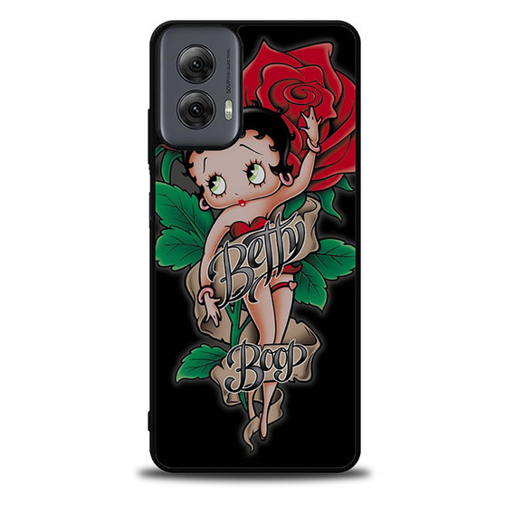 Betty Boop Red Rose Motorola Moto G Power Case