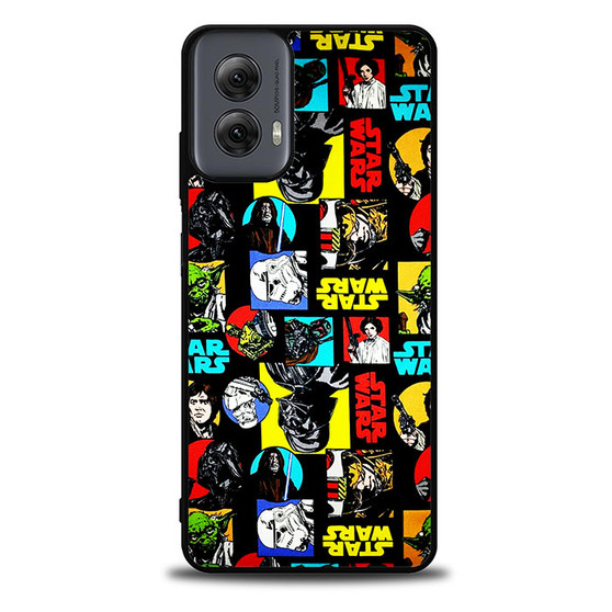 Classic Starwars Collage Motorola Moto G Power Case