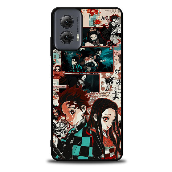 Demon Slayer Tanjiro and Nezuko Motorola Moto G Power Case
