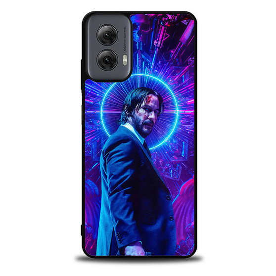 John Wick in Neon Motorola Moto G Power Case