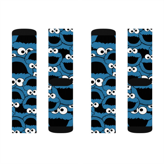 Sesame Street Cookie Monster 1 premium unisex adult socks