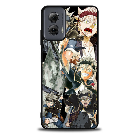 Black Clover Asta Collages Motorola Moto G Power Case