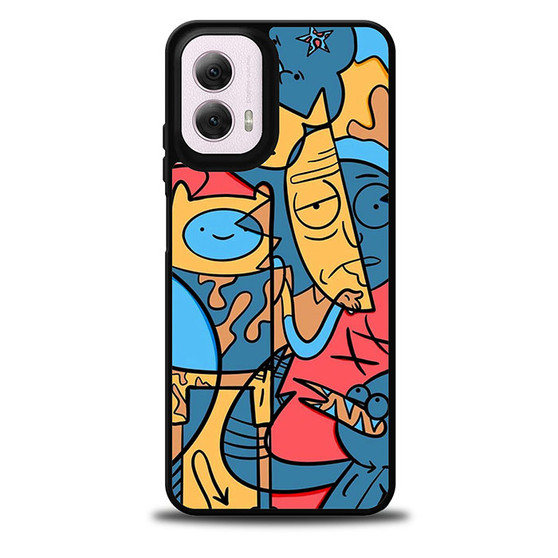 Adventure time rick and morty Motorola Moto G 5G 2024/ Moto G 5G 2025 Case