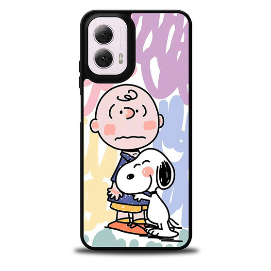 Charlie And Snoopy Hugging Motorola Moto G 5G 2024/ Moto G 5G 2025 Case
