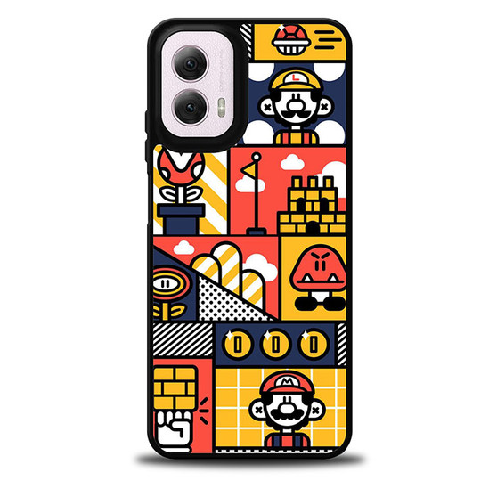 Super mario bross art Motorola Moto G 5G 2024/ Moto G 5G 2025 Case