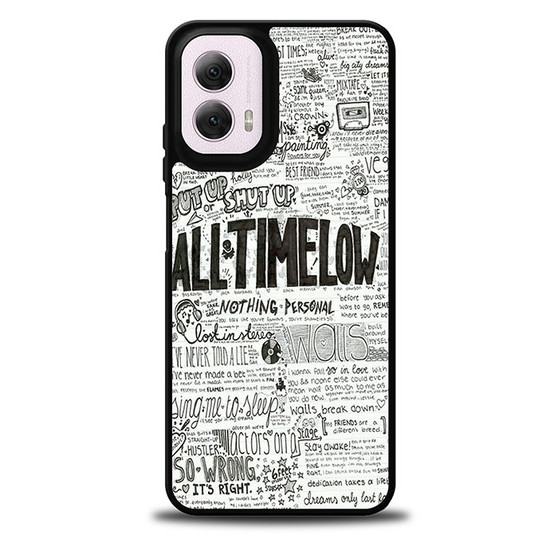All Time Low Lyrics Motorola Moto G 5G 2024/ Moto G 5G 2025 Case