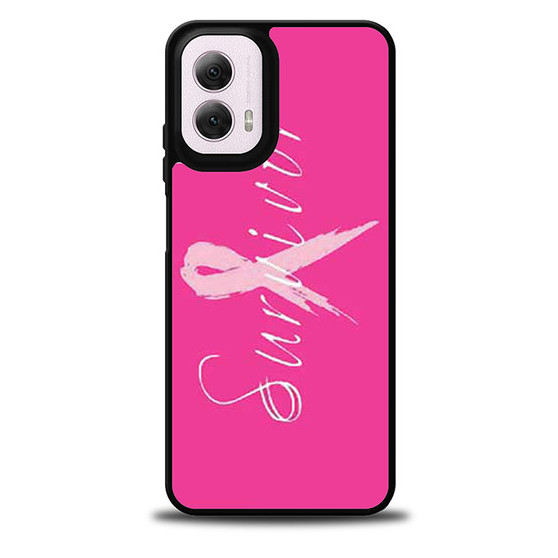 Breast Cancer survivor pink Motorola Moto G 5G 2024/ Moto G 5G 2025 Case