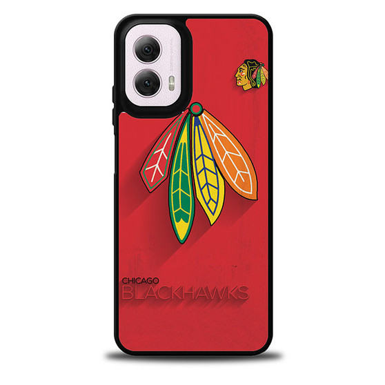 chicago blackhawks logo poster Motorola Moto G 5G 2024/ Moto G 5G 2025 Case