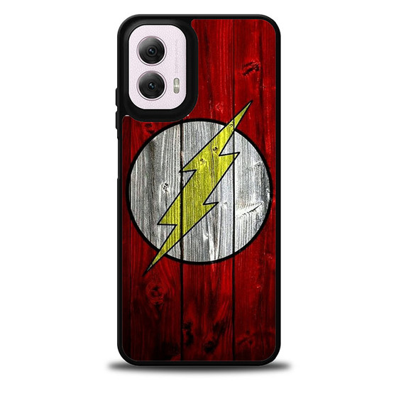 Flash Logo Wood Motorola Moto G 5G 2024/ Moto G 5G 2025 Case