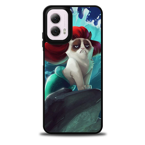 grumpy cat the little mermaid Motorola Moto G 5G 2024/ Moto G 5G 2025 Case