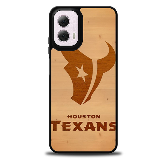 houston texans wood Motorola Moto G 5G 2024/ Moto G 5G 2025 Case