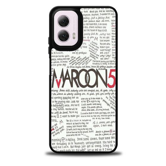 Marron 5 Lyrics Motorola Moto G 5G 2024/ Moto G 5G 2025 Case