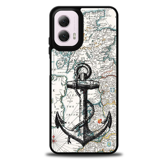 Nautica map and anchor Motorola Moto G 5G 2024/ Moto G 5G 2025 Case