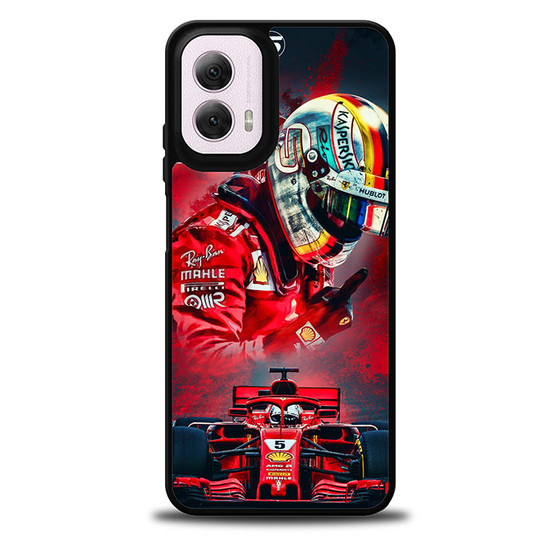 Sebastian Vettel Ferrari Motorola Moto G 5G 2024/ Moto G 5G 2025 Case