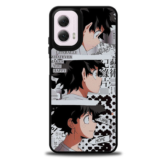 My Hero Academia Deku's Quotes Motorola Moto G 5G 2024/ Moto G 5G 2025 Case