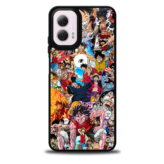 One Piece Luffy Collages 1 Motorola Moto G 5G 2024/ Moto G 5G 2025 Case