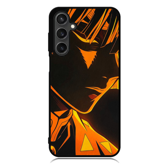 Demon Slayer Zenitsu Agatsuma Neon Samsung Galaxy A55 Case