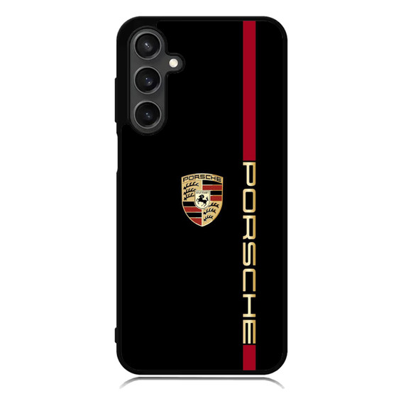 Porsche black car Samsung Galaxy A55 Case