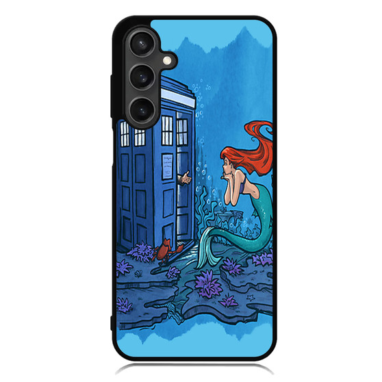 Ariel Mermaid Tardis Samsung Galaxy A55 Case