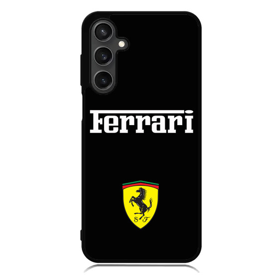 Black Ferrari Samsung Galaxy A55 Case
