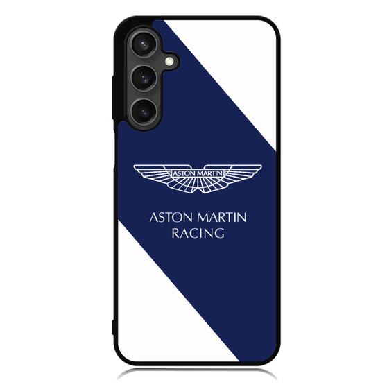 Blue White Aston Martin Samsung Galaxy A55 Case