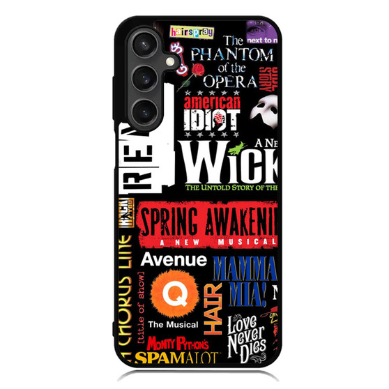 brodway musical collage Samsung Galaxy A55 Case