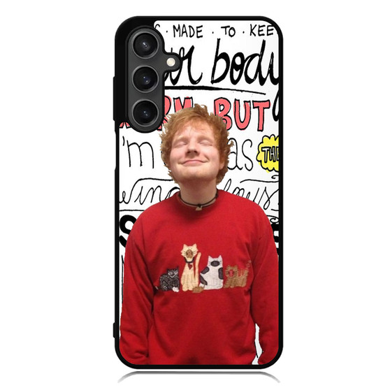 Ed Sheeran Lyrics Samsung Galaxy A55 Case
