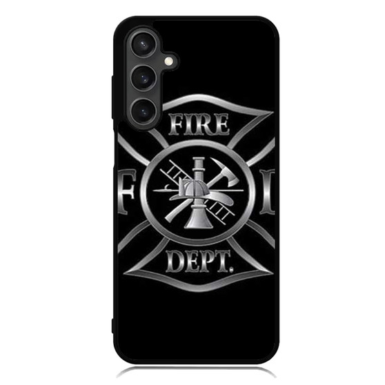 Firefighter silver crest Samsung Galaxy A55 Case