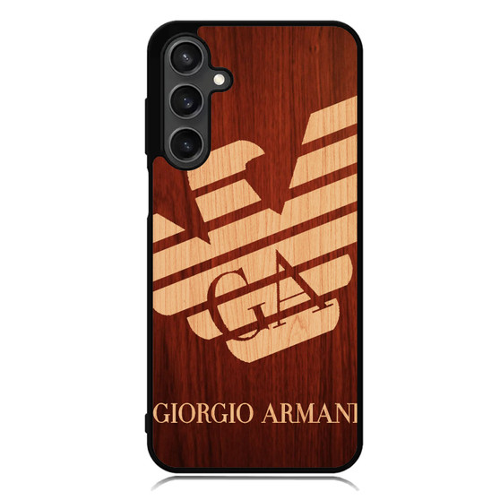 giorgio armani wood Samsung Galaxy A55 Case
