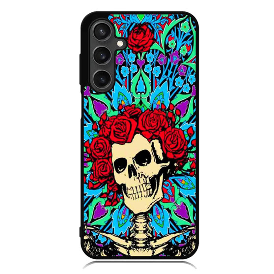 grateful dead rose skull Samsung Galaxy A55 Case