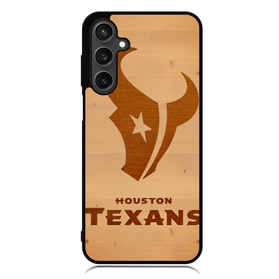 houston texans wood Samsung Galaxy A55 Case