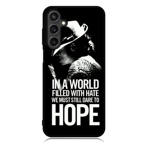 Michael Jackson Quotes Samsung Galaxy A55 Case