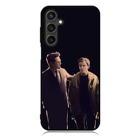 Peter Parker and Tony Stark Samsung Galaxy A55 Case Peter Parker and Tony Stark Samsung Galaxy A55 Case