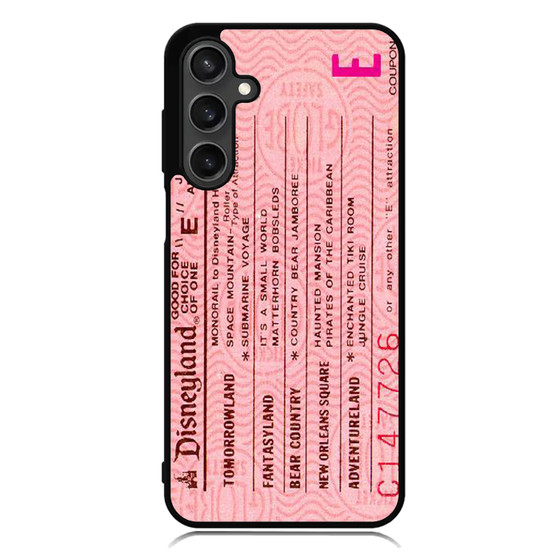 pink disneyland ticket Samsung Galaxy A55 Case