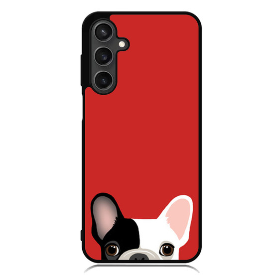 red french bulldog Samsung Galaxy A55 Case