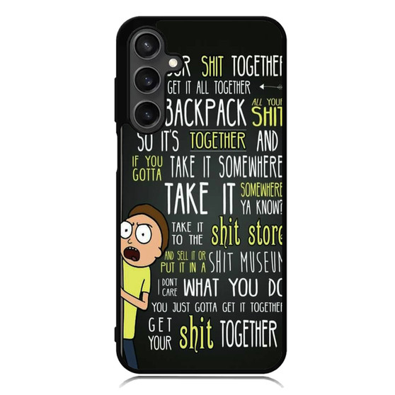 Rick And Morty Quotes Samsung Galaxy A55 Case