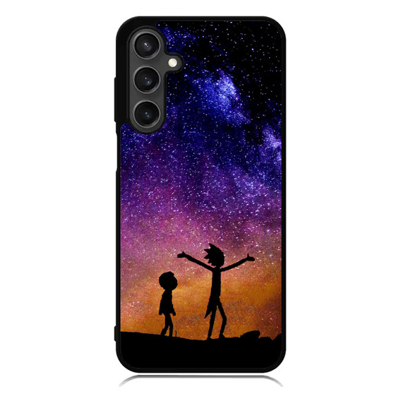 rick and morty space nebula Samsung Galaxy A55 Case