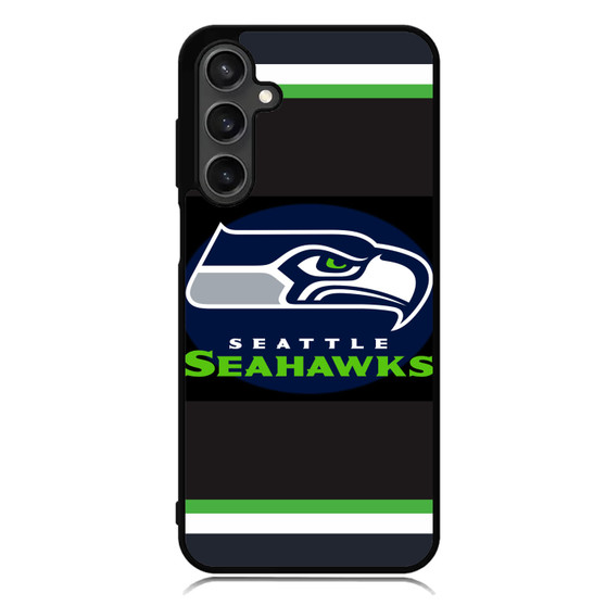 Seattle seahawks logo green strip Samsung Galaxy A55 Case