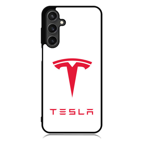 Tesla Logo 2 Samsung Galaxy A55 Case