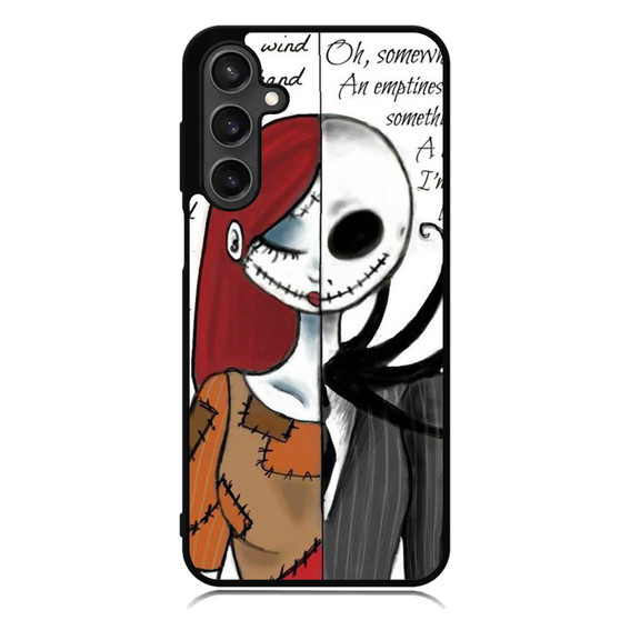 The Nightmare Before Christmas quotes Samsung Galaxy A55 Case