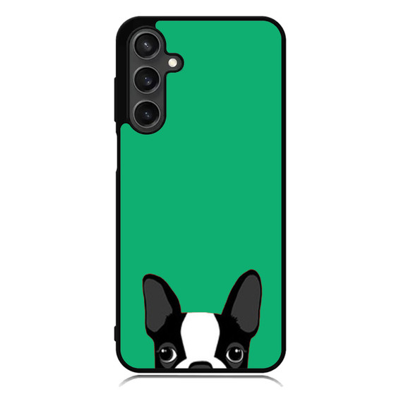 Watching Boston Terrier 2 Samsung Galaxy A55 Case